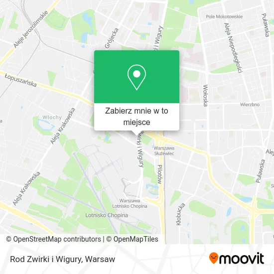 Mapa Rod Zwirki i Wigury
