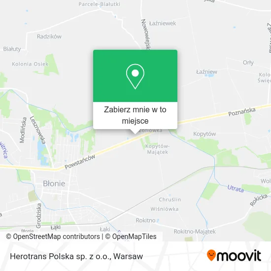 Mapa Herotrans Polska sp. z o.o.