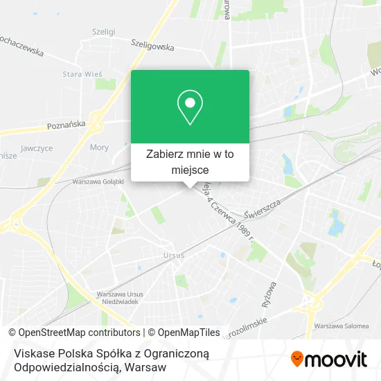 Mapa Viskase Polska Spółka z Ograniczoną Odpowiedzialnością