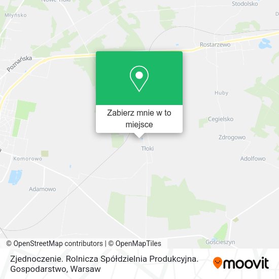 Mapa Zjednoczenie. Rolnicza Spółdzielnia Produkcyjna. Gospodarstwo