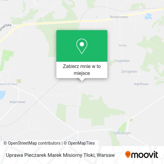 Mapa Uprawa Pieczarek Marek Misiorny Tłoki