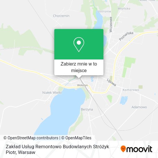 Mapa Zakład Usług Remontowo Budowlanych Stróżyk Piotr