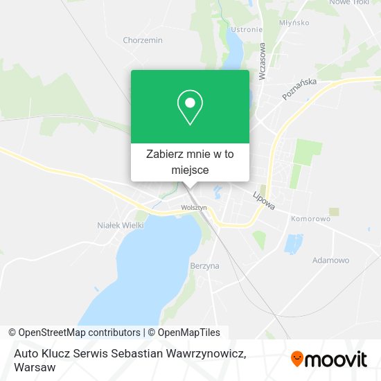 Mapa Auto Klucz Serwis Sebastian Wawrzynowicz