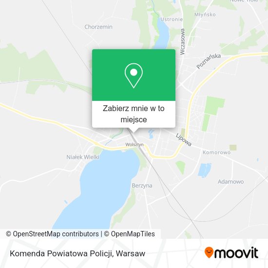 Mapa Komenda Powiatowa Policji