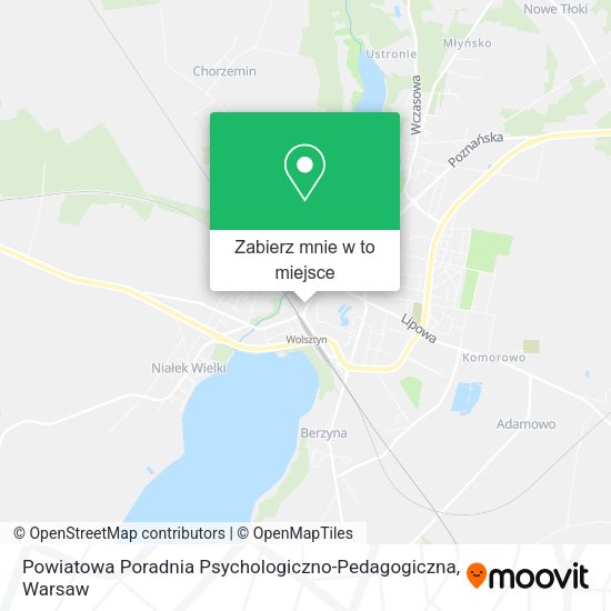 Mapa Powiatowa Poradnia Psychologiczno-Pedagogiczna