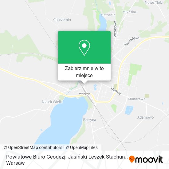 Mapa Powiatowe Biuro Geodezji Jasiński Leszek Stachura