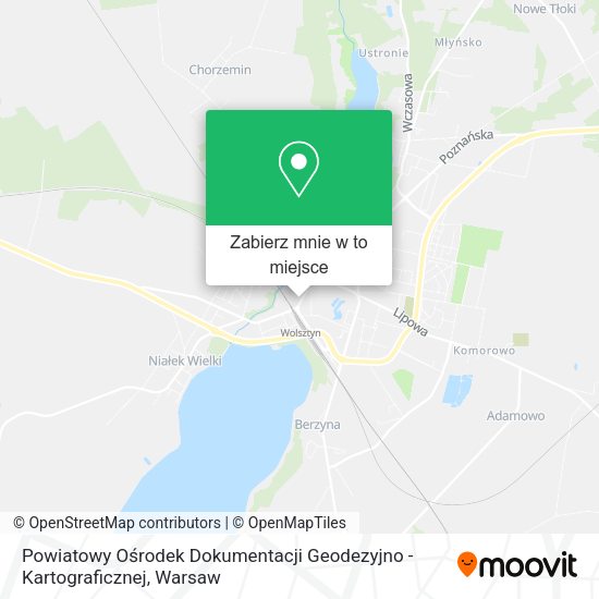 Mapa Powiatowy Ośrodek Dokumentacji Geodezyjno - Kartograficznej