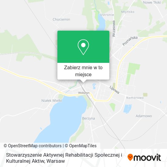 Mapa Stowarzyszenie Aktywnej Rehabilitacji Społecznej i Kulturalnej Aktiw