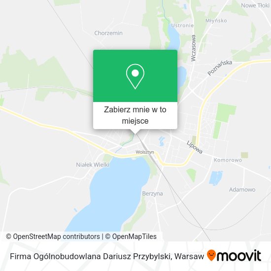 Mapa Firma Ogólnobudowlana Dariusz Przybylski