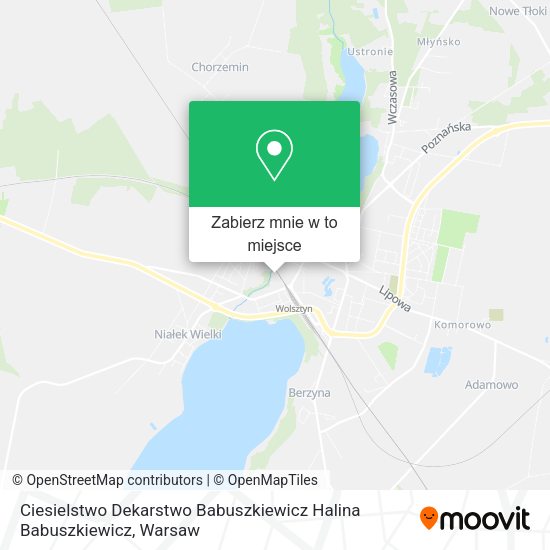 Mapa Ciesielstwo Dekarstwo Babuszkiewicz Halina Babuszkiewicz