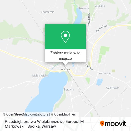 Mapa Przedsiębiorstwo Wielobranżowe Europol M Markowski i Spółka