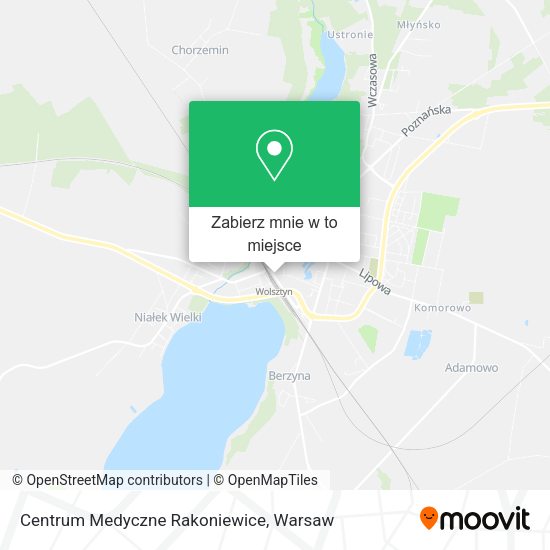 Mapa Centrum Medyczne Rakoniewice