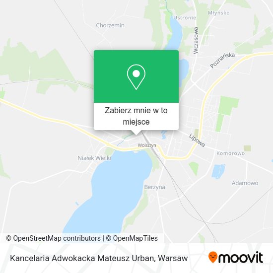 Mapa Kancelaria Adwokacka Mateusz Urban