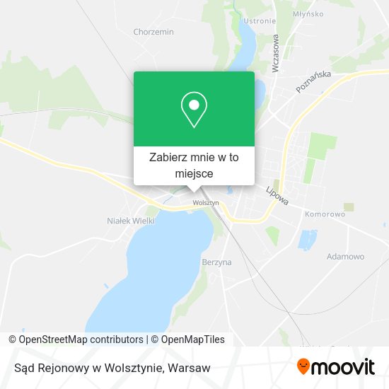 Mapa Sąd Rejonowy w Wolsztynie