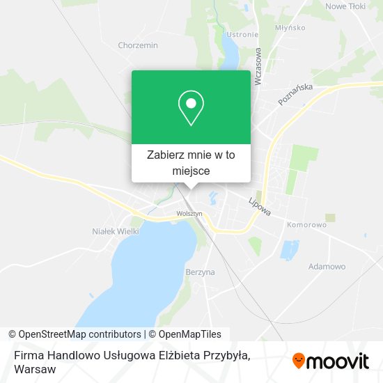 Mapa Firma Handlowo Usługowa Elżbieta Przybyła