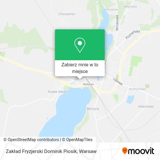 Mapa Zakład Fryzjerski Dominik Piosik