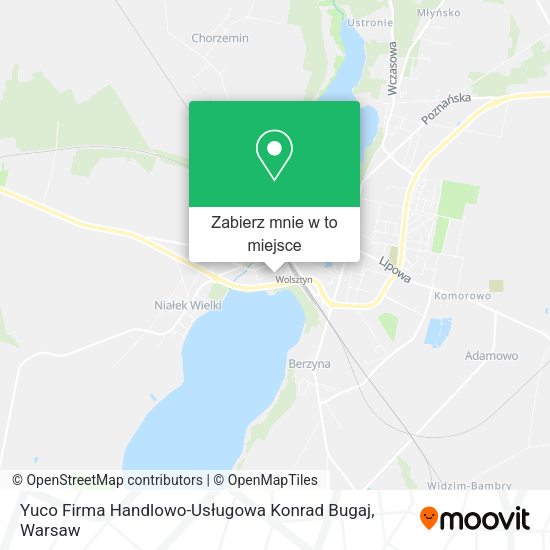 Mapa Yuco Firma Handlowo-Usługowa Konrad Bugaj