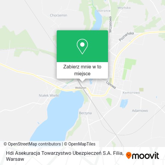 Mapa Hdi Asekuracja Towarzystwo Ubezpieczeń S.A. Filia