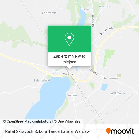 Mapa Rafał Skrzypek Szkoła Tańca Latina