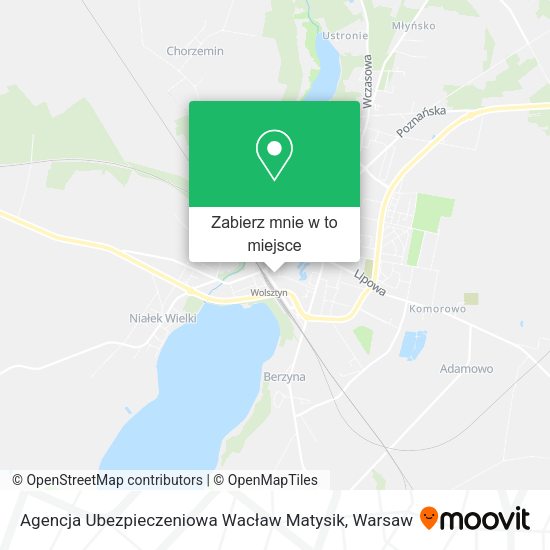 Mapa Agencja Ubezpieczeniowa Wacław Matysik