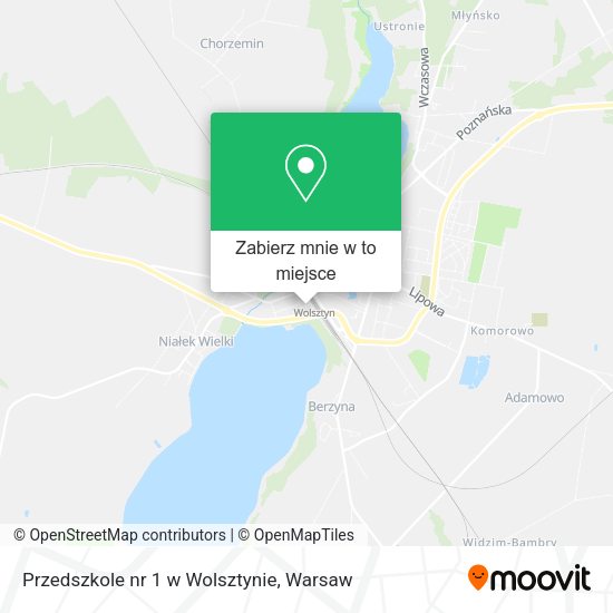 Mapa Przedszkole nr 1 w Wolsztynie