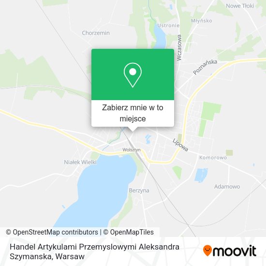 Mapa Handel Artykulami Przemyslowymi Aleksandra Szymanska