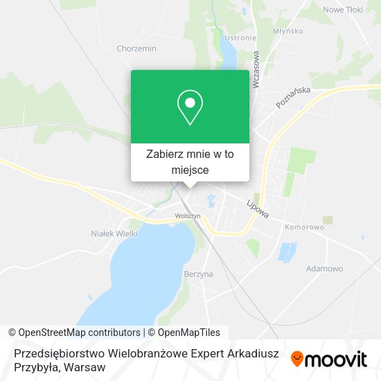 Mapa Przedsiębiorstwo Wielobranżowe Expert Arkadiusz Przybyła