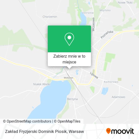 Mapa Zakład Fryzjerski Dominik Piosik