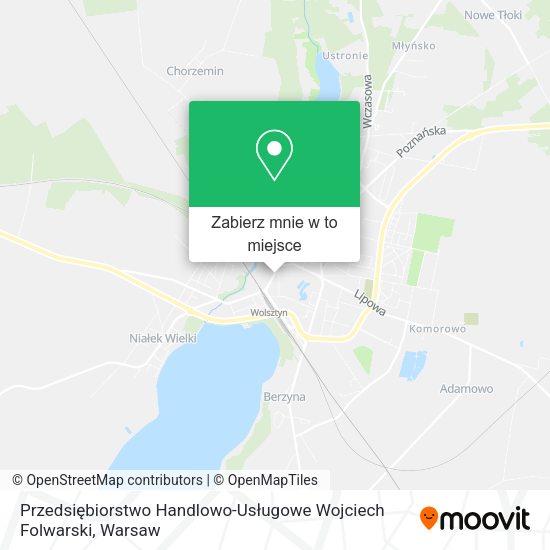 Mapa Przedsiębiorstwo Handlowo-Usługowe Wojciech Folwarski