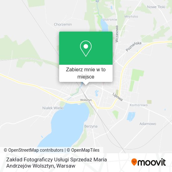 Mapa Zakład Fotograficzy Usługi Sprzedaż Maria Andrzejów Wolsztyn