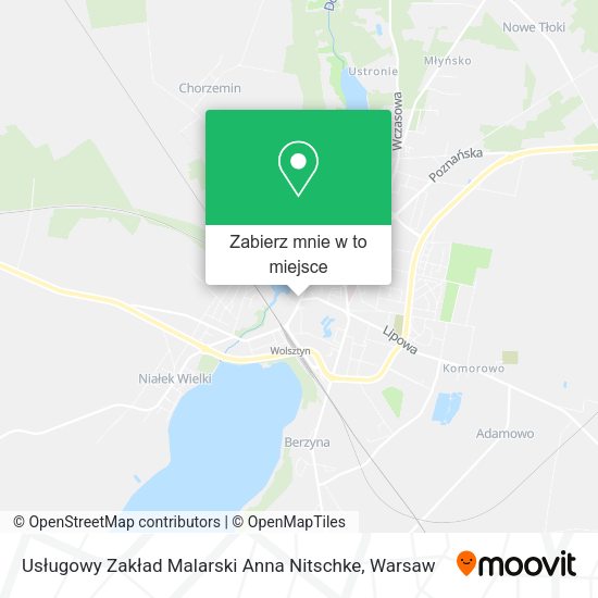 Mapa Usługowy Zakład Malarski Anna Nitschke