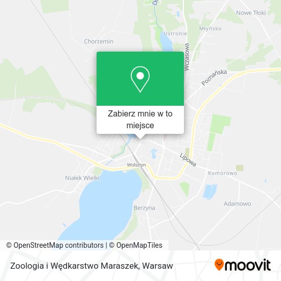 Mapa Zoologia i Wędkarstwo Maraszek