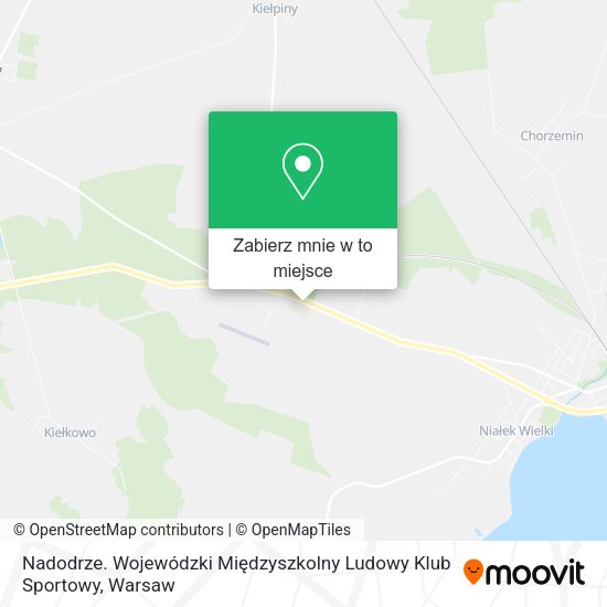 Mapa Nadodrze. Wojewódzki Międzyszkolny Ludowy Klub Sportowy