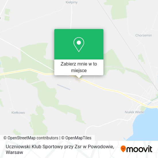 Mapa Uczniowski Klub Sportowy przy Zsr w Powodowie