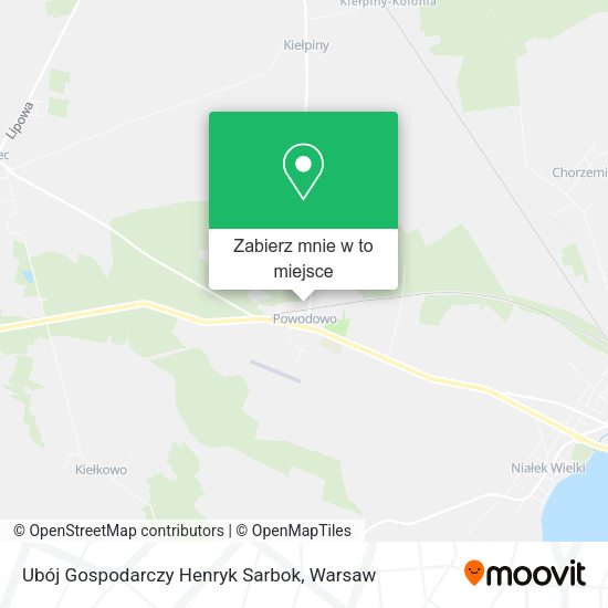 Mapa Ubój Gospodarczy Henryk Sarbok