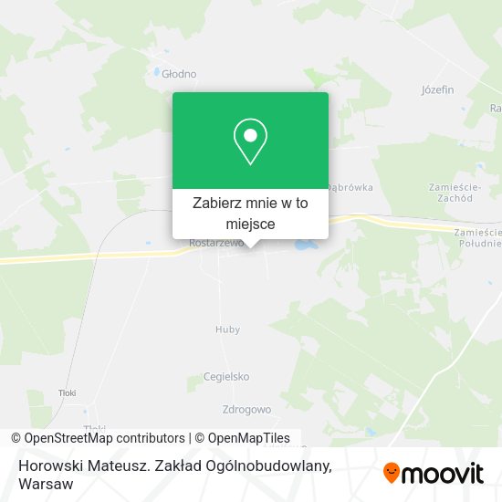 Mapa Horowski Mateusz. Zakład Ogólnobudowlany