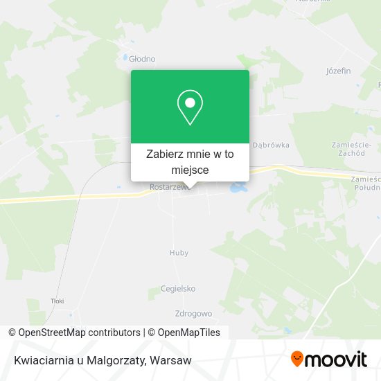 Mapa Kwiaciarnia u Malgorzaty