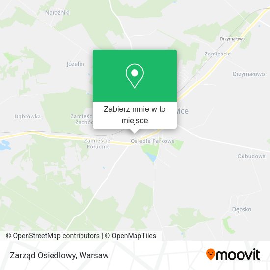 Mapa Zarząd Osiedlowy