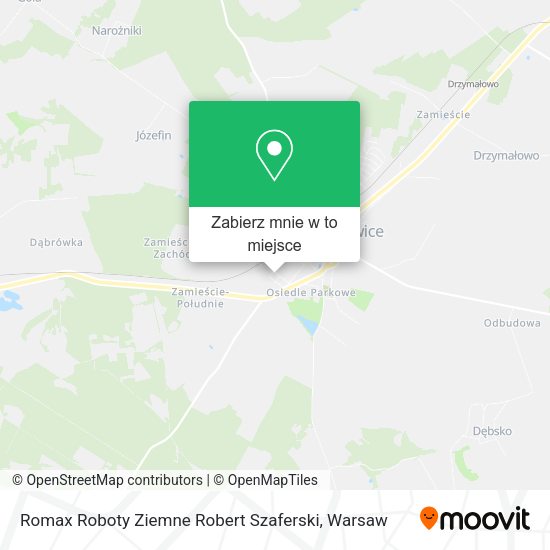 Mapa Romax Roboty Ziemne Robert Szaferski