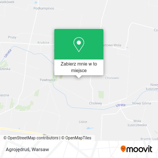 Mapa Agrojędruś