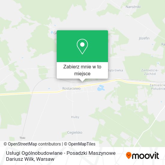 Mapa Usługi Ogólnobudowlane - Posadzki Maszynowe Dariusz Wilk