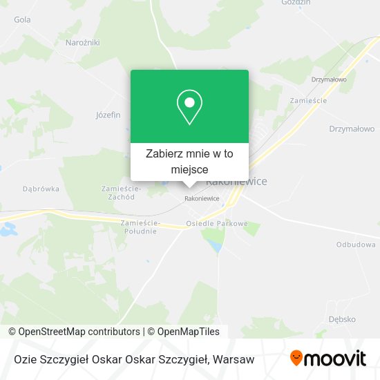 Mapa Ozie Szczygieł Oskar Oskar Szczygieł