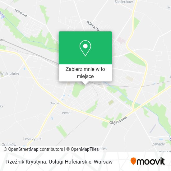 Mapa Rzeźnik Krystyna. Usługi Hafciarskie