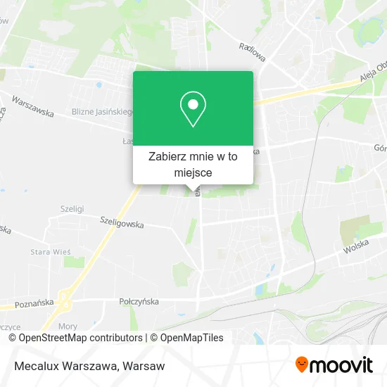 Mapa Mecalux Warszawa