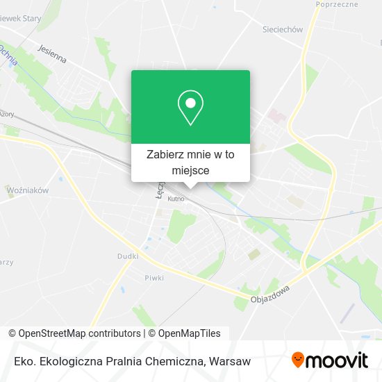 Mapa Eko. Ekologiczna Pralnia Chemiczna