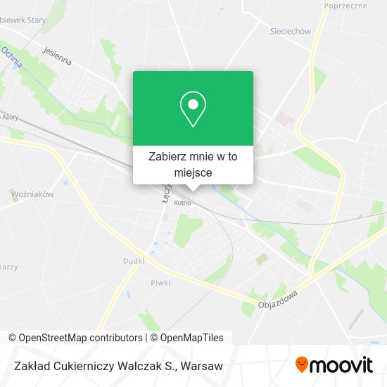 Mapa Zakład Cukierniczy Walczak S.