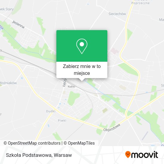 Mapa Szkoła Podstawowa