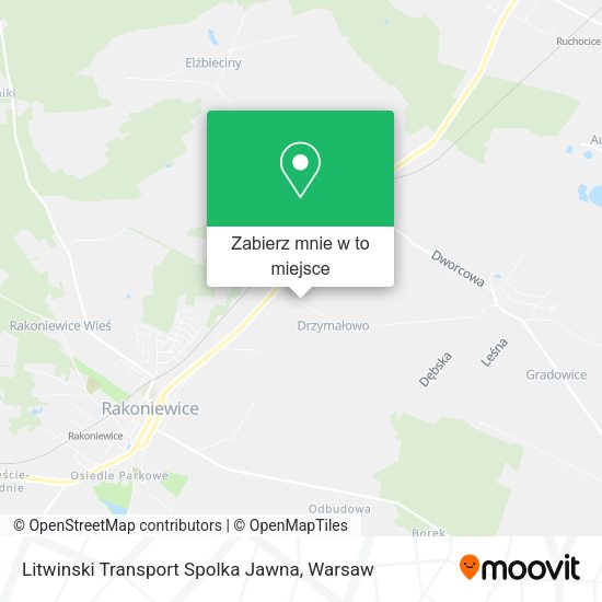 Mapa Litwinski Transport Spolka Jawna