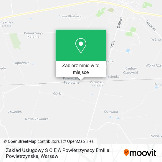 Mapa Zaklad Uslugowy S C E A Powietrzynscy Emilia Powietrzynska