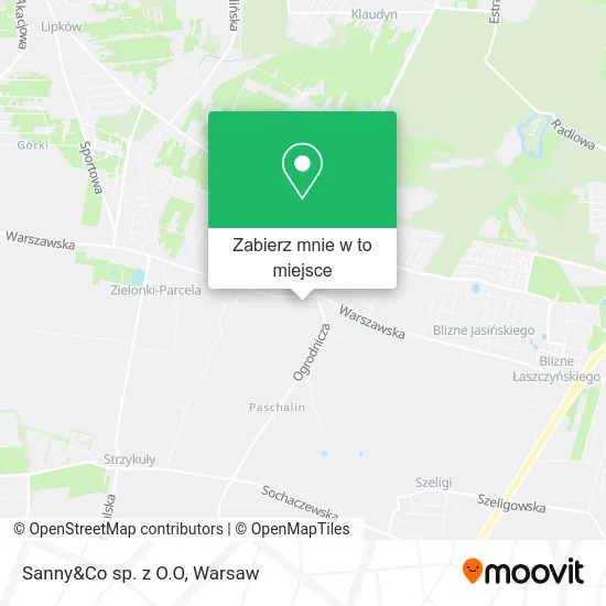 Mapa Sanny&Co sp. z O.O